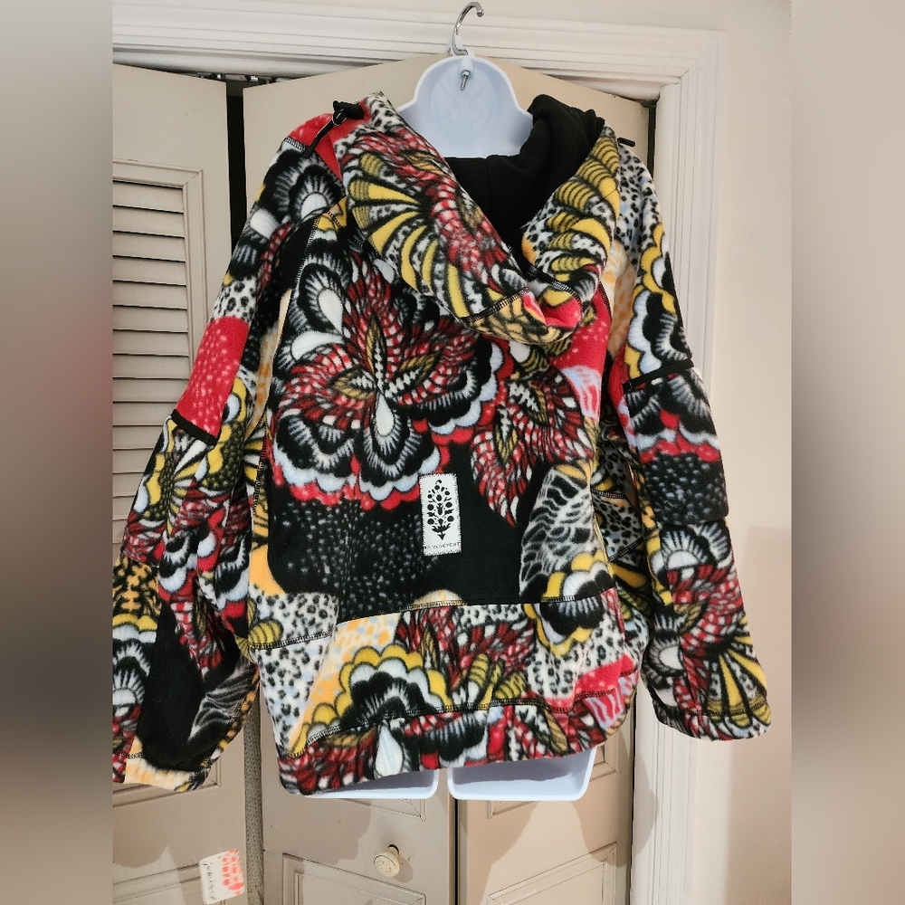 Free People Movement Wild and FreePrinted Fleece Pullover Wildflower NWT - Picture 8 of 13